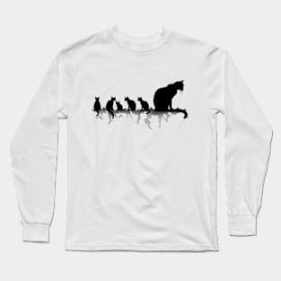 Cats Black Cats Graphic  04 Long Sleeve T-Shirt